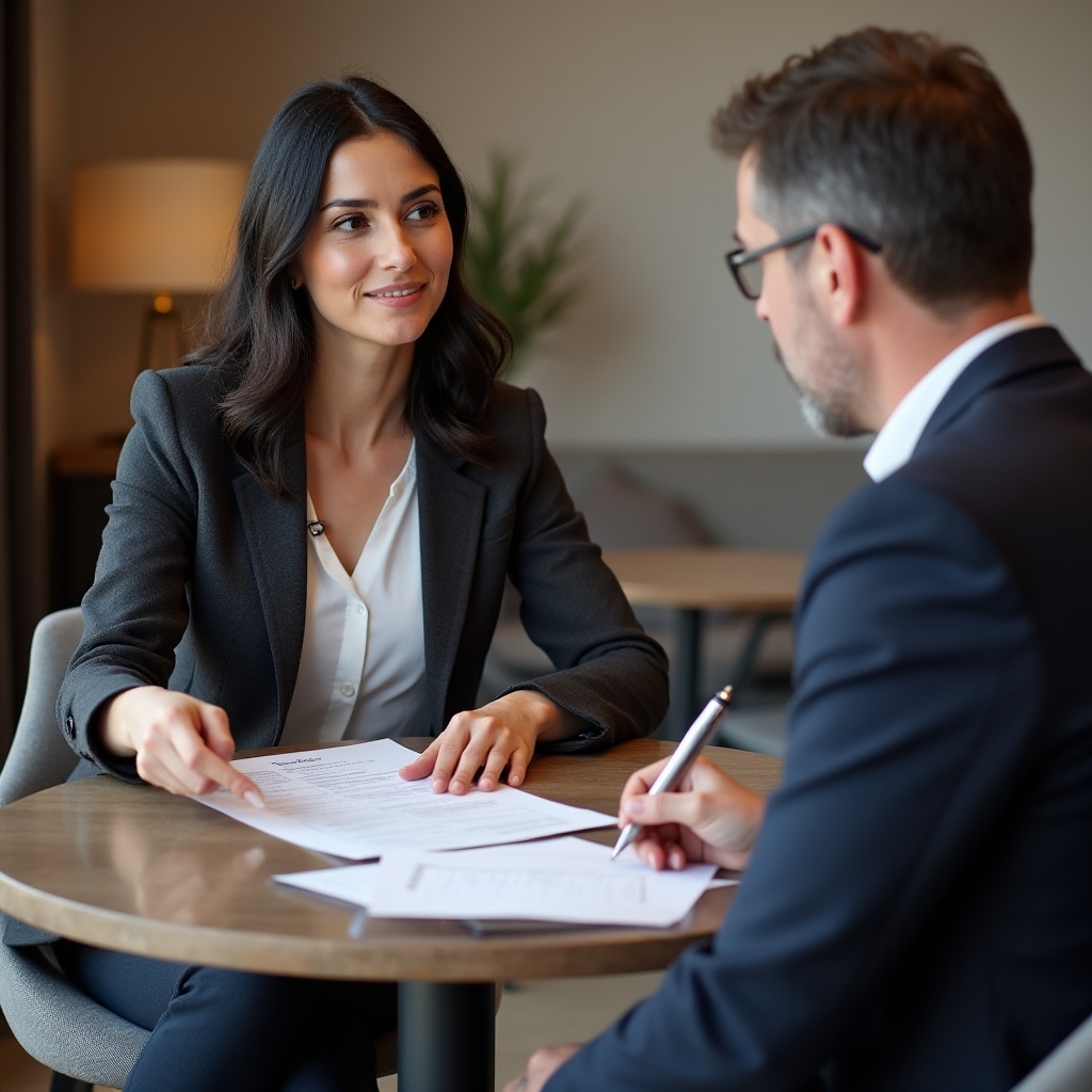 Finlizo facilitator working through delegation methodology with a business owner